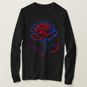 T-shirt femme Neon Rose