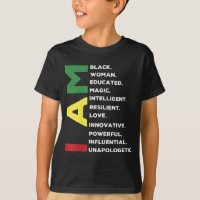 Femme noire instruite intelligente puissante