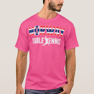 T-shirt Femme Norvège tennis de table Fans Jersey Norwegia