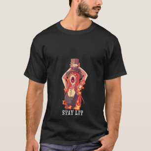 T-shirt Femme Occulte Rester Lit Satan Devil Enfer Unholy