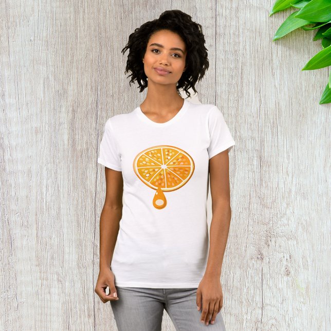 T-shirt femme orange frais (Créateur téléchargé)