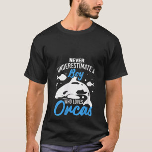 T-shirt Femme Orca Graphique Pour Garçons Hommes Enfants B