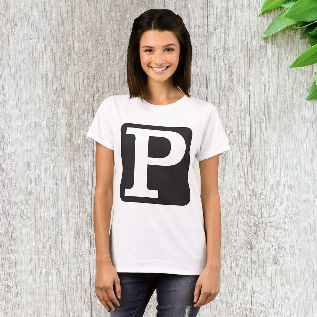 T-shirt Femme P Capital (Créateur téléchargé)