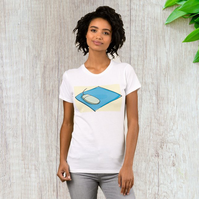 T-Shirt Femme Pad Souris (Créateur téléchargé)