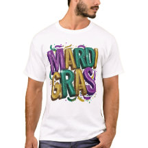 T-Shirt Femme Pailleté Mardi Gras Gras, Violet G