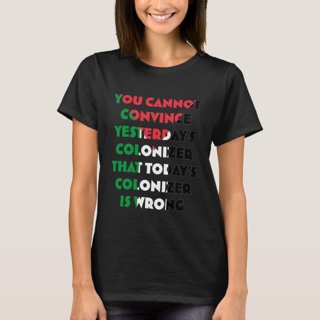 T-shirt Femme Palestine Fee - Stop Gaza Genocide (Devant)