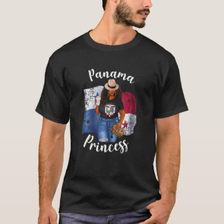 T-shirt Femme Panama Princesse Aime Café Panaméen Afr