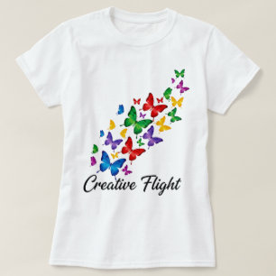 T-Shirt femme papillon de vol créatif 🦋✨