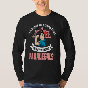 T-shirt Femme paralégal Avocat Assistante juridique Cabine
