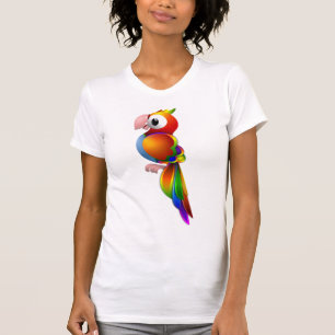 T-shirt femme perroquet