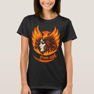 T-shirt Femme Phénix Ressuscitant des Cendres - Esprit de