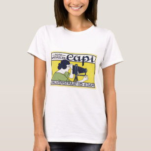 T-shirt Femme photographe, photographe, Van Caspel