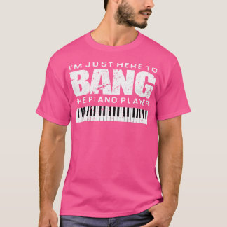 T-shirt Femme Pianiste Drôle Qui Frappe Le Pianiste
