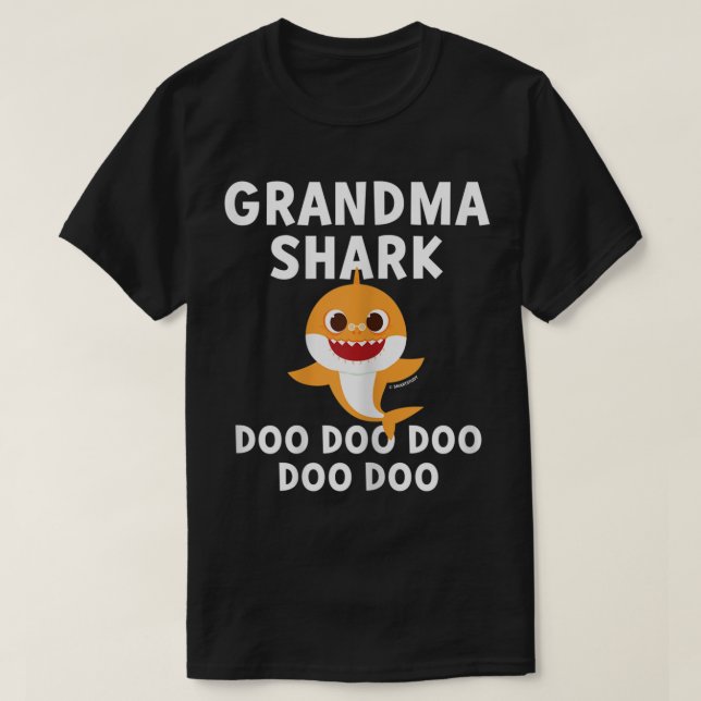T-shirt Femme Pinkfong grand-mère requin officiel (Design devant)