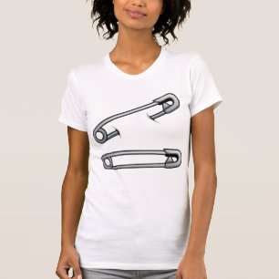 T-shirt Femme Pins de Sécurité