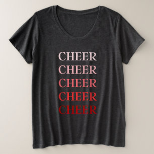 T-shirt Femme Plus Taille Cheer