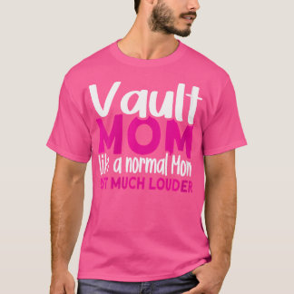 T-shirt Femme Pole Vaulter Vault Maman Comme Une Maman Po 