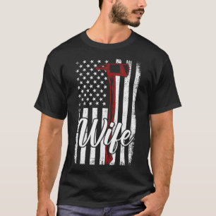 T-shirt Femme Pompière Foyère Femme Femme Mince Lin Rouge