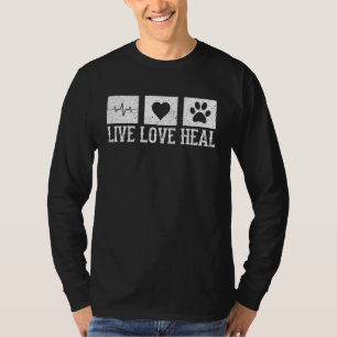 T-shirt Femme Porte-chien adorable vivre et guérir