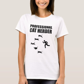 T-shirt Femme Professionnelle Chat Herder Funny Héritage C