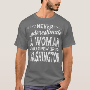 T-shirt Femme qui a grandi à Washington