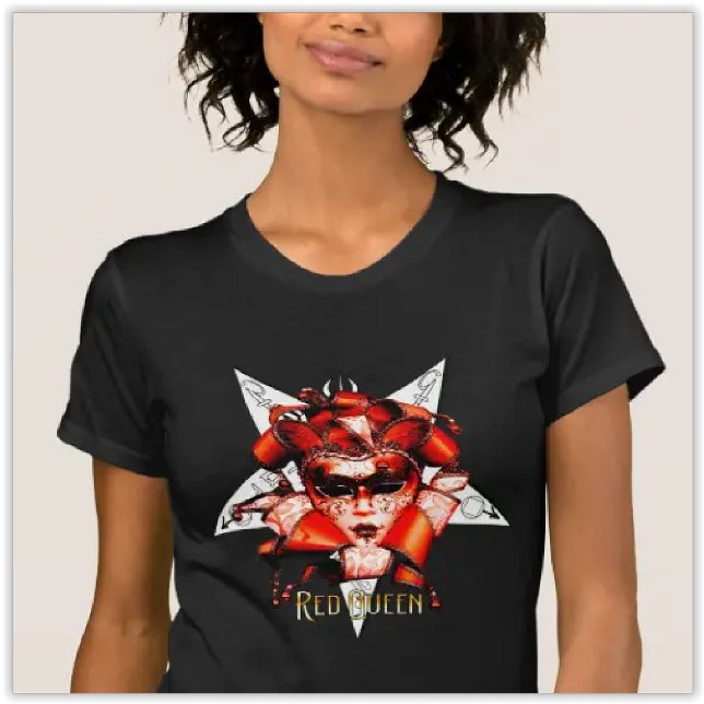 T-shirt femme | Reine rouge | Mode occulte (Créateur téléchargé)