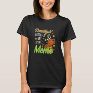 T-shirt Femme Remerciements gracieux mème béni Automne aut