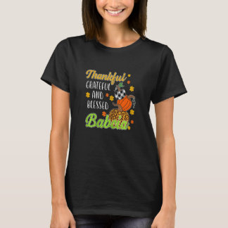 T-shirt Femme Remerciements Grateful Blessé Babcia automne