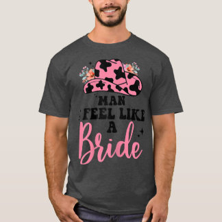 T-shirt Femme Rétro Cowgirl enterrement de vie de jeune fi