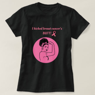 T-Shirt Femme Rose Contre le Cancer du Sein