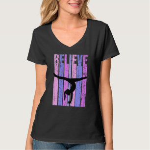 T-shirt Femme rose Gymnaste Gymnaste Coach Coaching Gymnas
