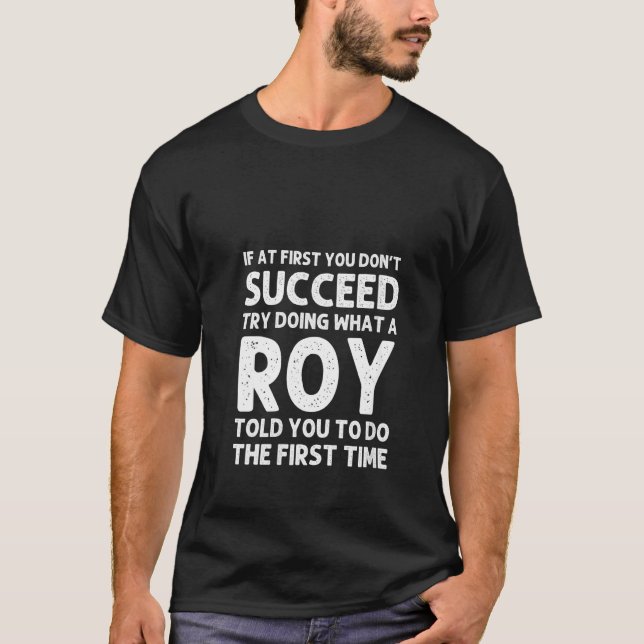 T-shirt Femme Roy drôle Nom de famille Arbre de famille An (Devant)