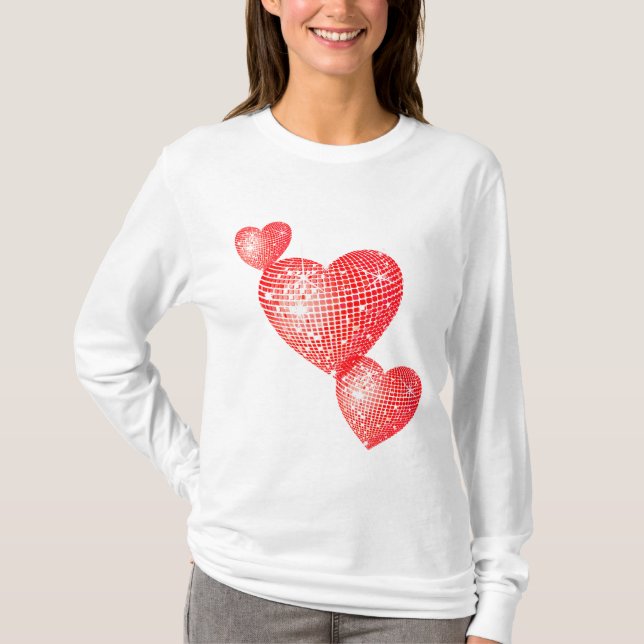 T-shirt femme Saint-Valentin Heart (Devant)