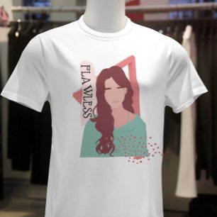 T-shirt Femme sans faille donnant du pouvoir au graphique 
