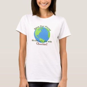 T-shirt Femme Sauvez Notre Chemise Planète