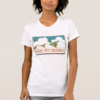 T-shirt Femme Save Mount Diablo