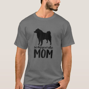 T-shirt Femme Schipperke Maman Chien Mama Fille Fille Fill