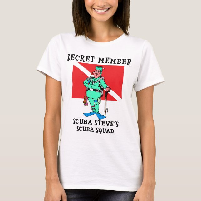 T-shirt Femme secrète de Steve de SCAPHANDRE de membre (Devant)