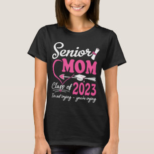 T-shirt Femme Senior Maman Classe De 2023 Graduation Fier 