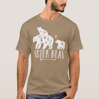 T-shirt Femme Soeur Ours 2 Cubes Soeur Ours Twin Soeur