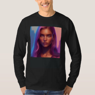 T-shirt Femme sportive Séance photo de mode Paradis insula