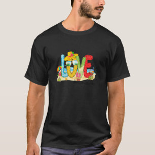T-shirt Femme Summer Love Mamawlife Mamaw Love Beach Vac