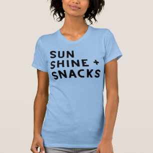 T-shirt femme SUNSHINE + SNACKS