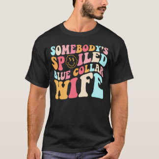 T-shirt Femme super de collier bleu usurpé (avant