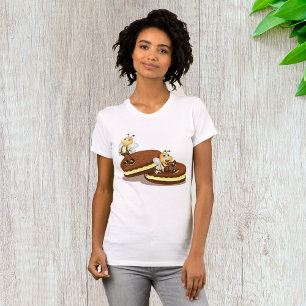 T-Shirt Femme Sur Deux Biscuits