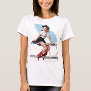 T-shirt Femme sur la pointe de clôture