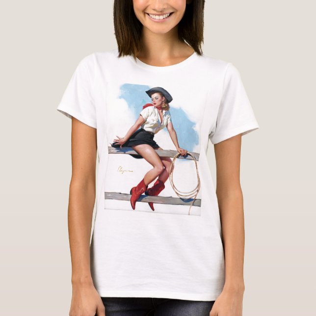 T-shirt Femme sur la pointe de clôture (Devant)