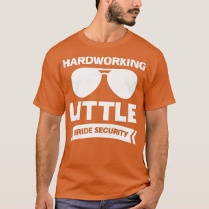 T-shirt Femme Travailler dur petite mariée sécurité épouse