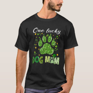 T-shirt Femme Un Chien Lucky Maman St Patrick Day Mignonne