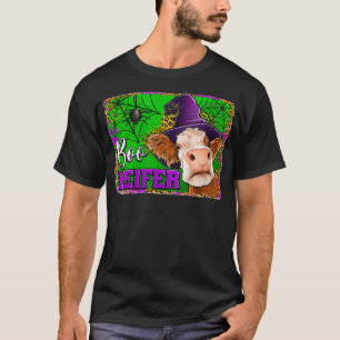 T-shirt Femme Vache Laitière Boo Heifer Funny Halloween Ag